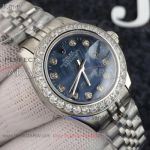Perfect Replica Rolex Datejust Diamond Markers White Dial Stainless Steel Case 28mm Women's Watch